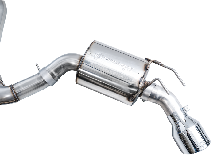 AWE Touring Edition Exhaust for FE1 Civic Si/DE4 Acura Integra - Chrome Silver Tips