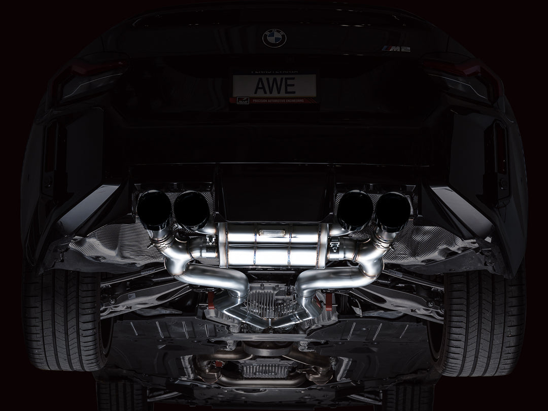 AWE SwitchPath™ Exhaust for BMW G87 M2 - Diamond Black Tips