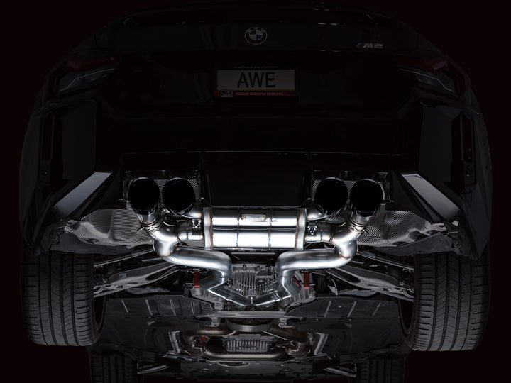 AWE SwitchPath™ Exhaust for BMW G87 M2 - Diamond Black Tips