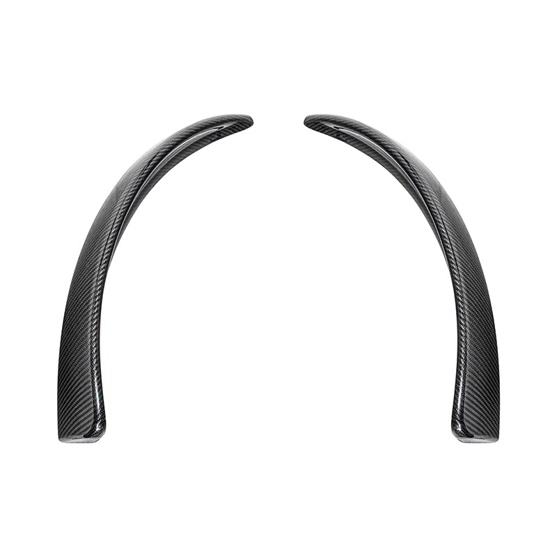2005-13 Corvette C6 Z06 ZR1 Extended DRY CARBON FIBER Front Splash Guard Mud Flaps