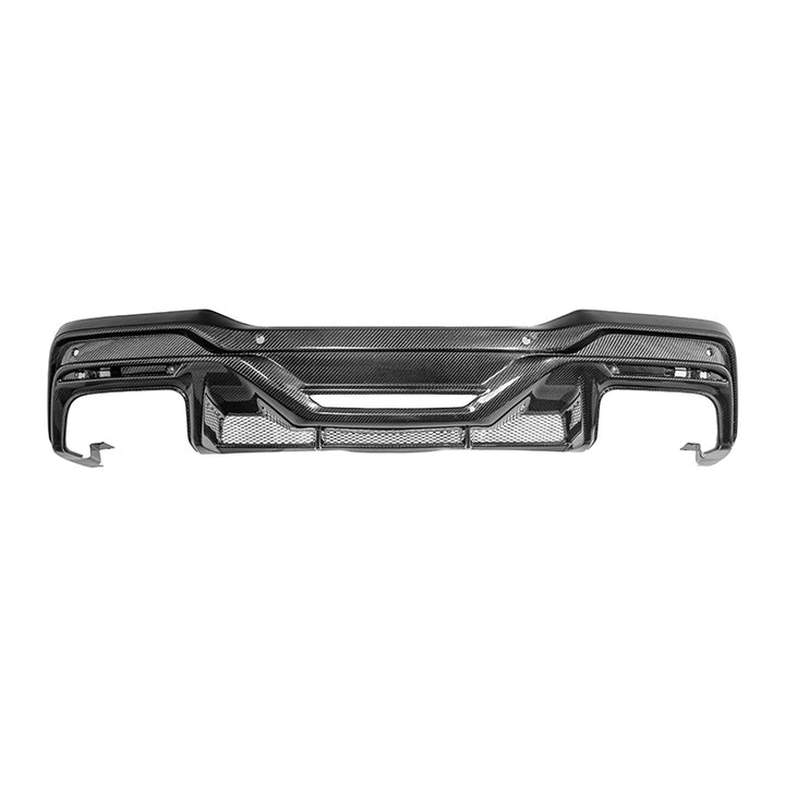 2024-Up Ford Mustang S650 Dark Horse Style DRY CARBON FIBER Rear Bumper Diffuser