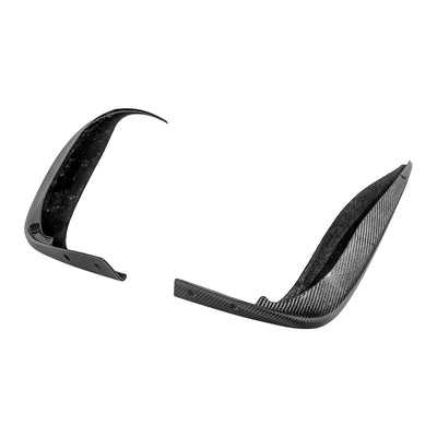 2005-13 Corvette C6 Z06 ZR1 Extended CARBON FIBER Rear Splash Guard Mud Flaps