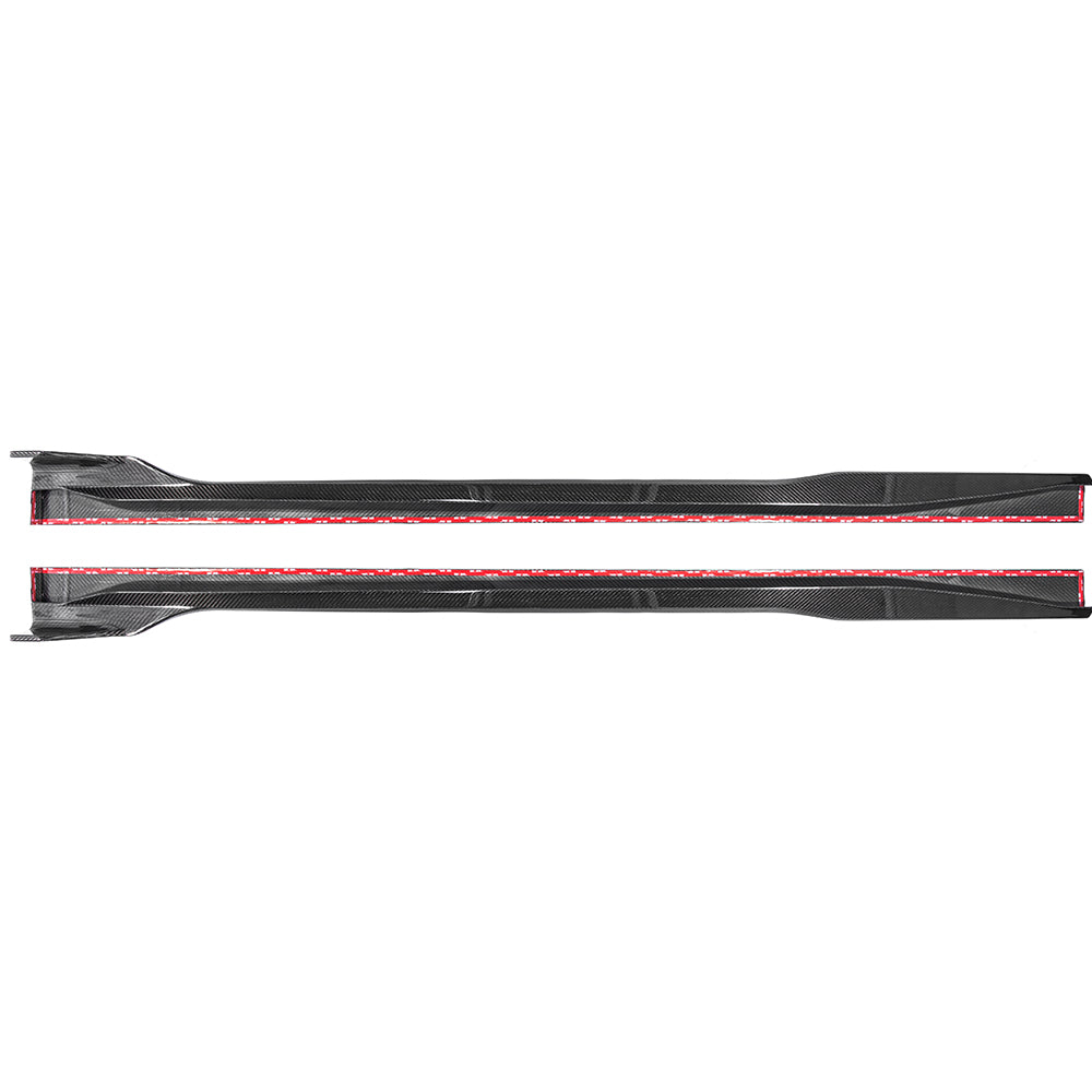 2024-Up Ford Mustang S650 | EOS Performance CARBON FIBER Side Skirts Extension
