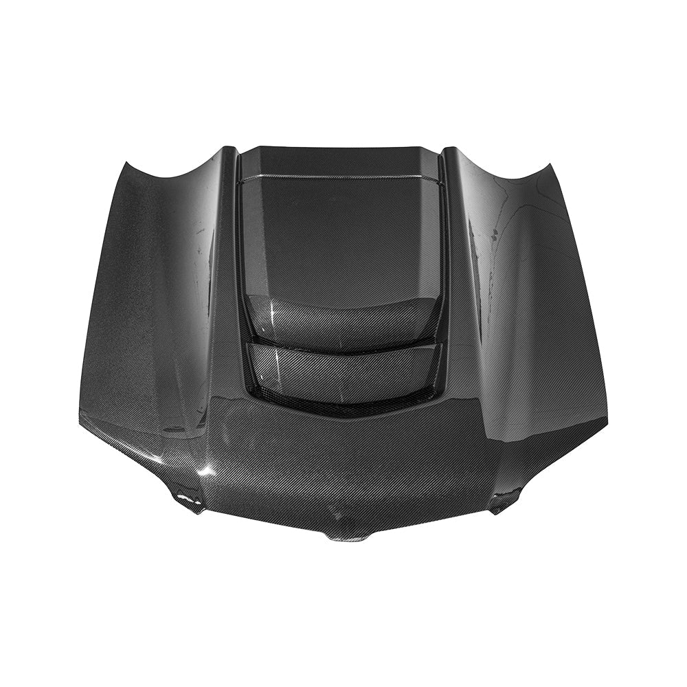 2008-09 Pontiac G8 ZR1 Front Bumper Hood Vented Cover outlet C-4 HOOD-942-BKCF