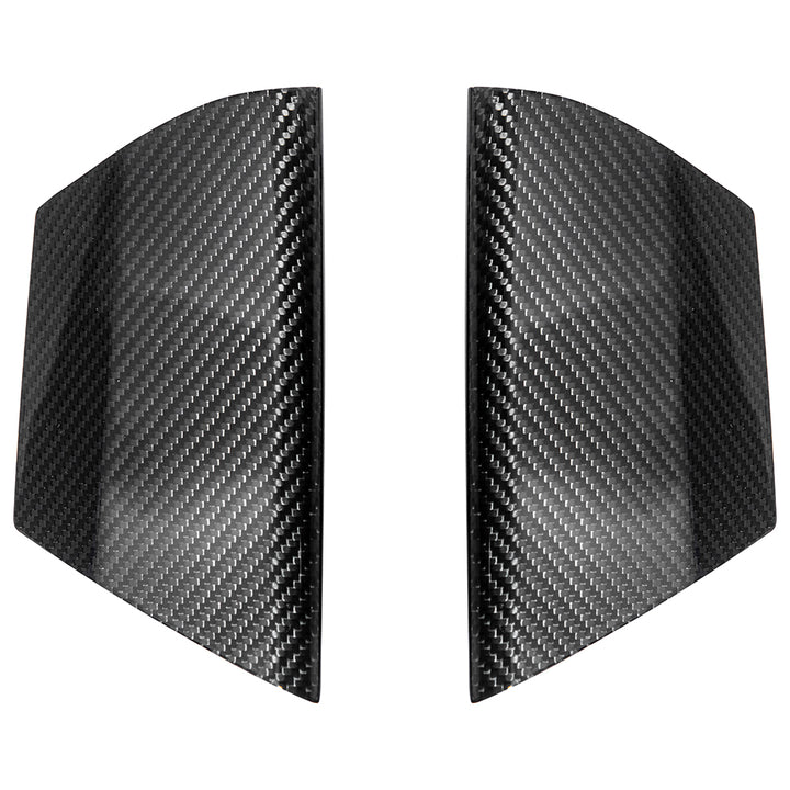 2015-20 Ford Mustang Shelby GT350 DRY Carbon Fiber Front Upper Grille Inserts Pair
