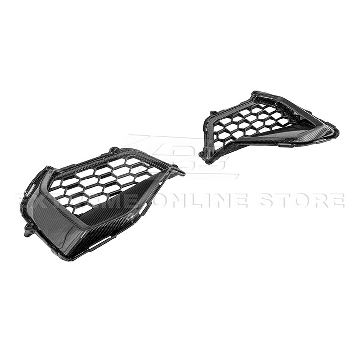 2024+ Ford Mustang GT DRY CARBON FIBER Front Side Grille