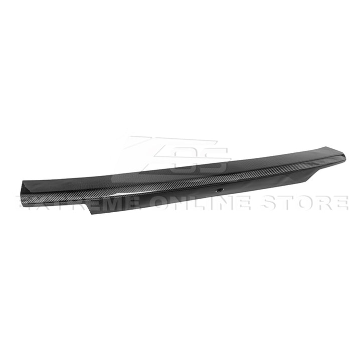 2024+ Ford Mustang Rear DRY CARBON FIBER Decklid Spoiler Panel