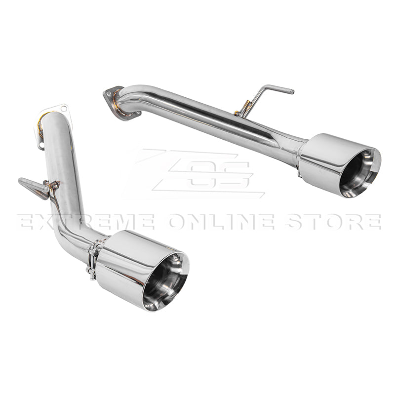 2023-Present Nissan 400Z RZ34 Stainless Steel Muffler Delete Axle Back Dual Tips Exhaust