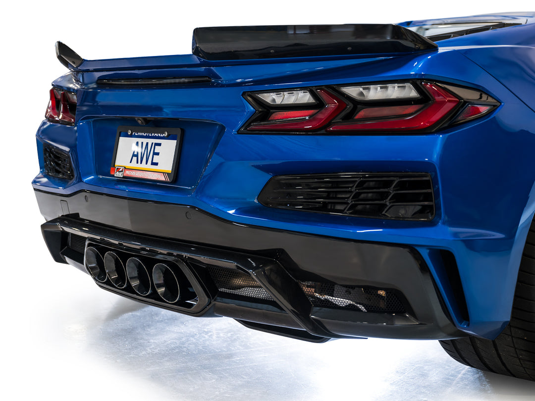 AWE SwitchPath Exhaust for C8 Corvette Z06 - Diamond Black Tips