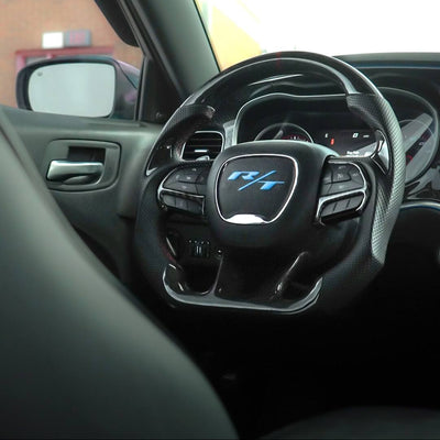 2015+ Dodge Charger Carbon Fiber Steering Wheel