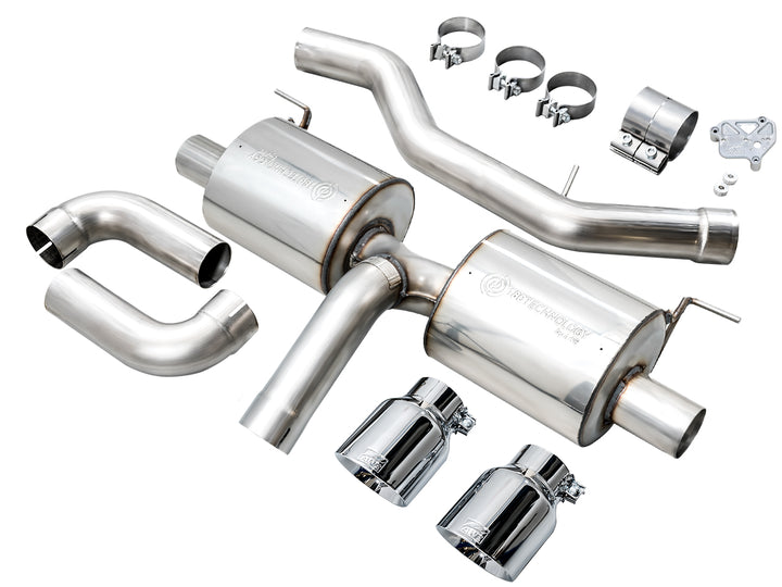 AWE Touring Edition Axle Back Exhaust for BMW G2X 330i/430i - Chrome Silver