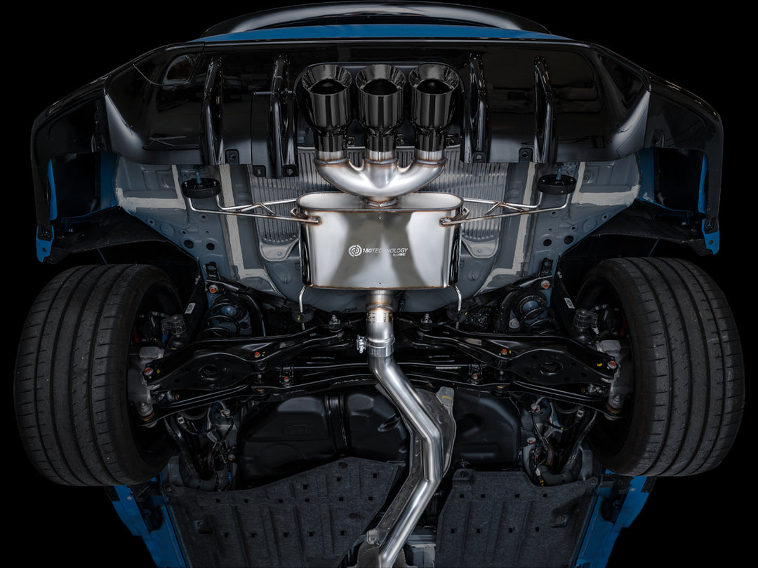 AWE Touring Edition Exhaust for FL5 Civic Type R - Triple Diamond Black Tips