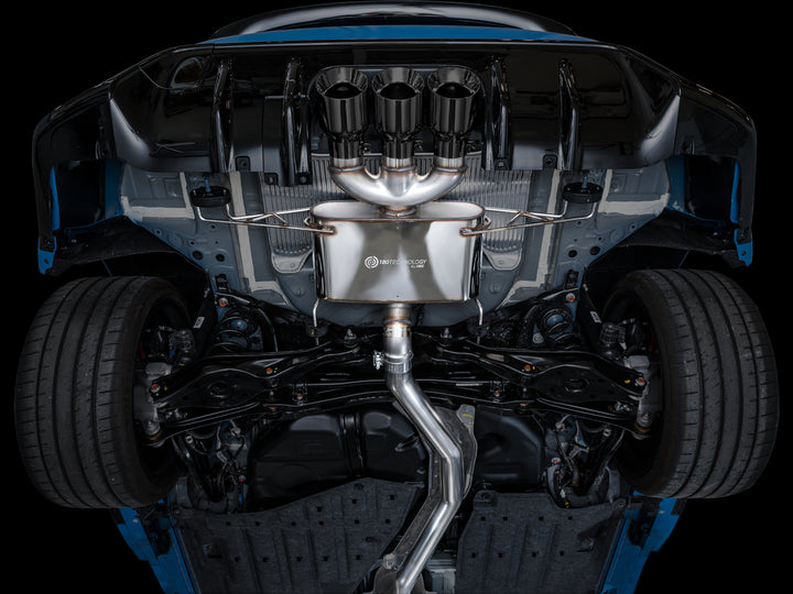 AWE Touring Edition Exhaust for FL5 Civic Type R - Triple Diamond Black Tips