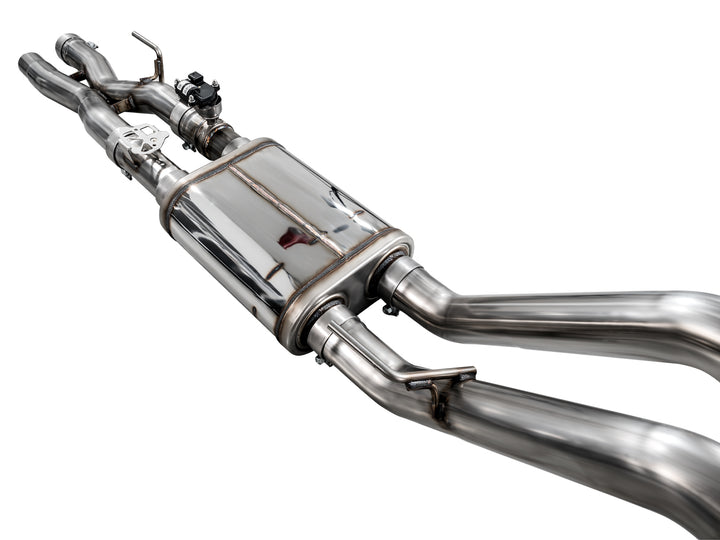 AWE SwitchPath™ Exhaust for Gen 3 Raptor R - Diamond Black Tips