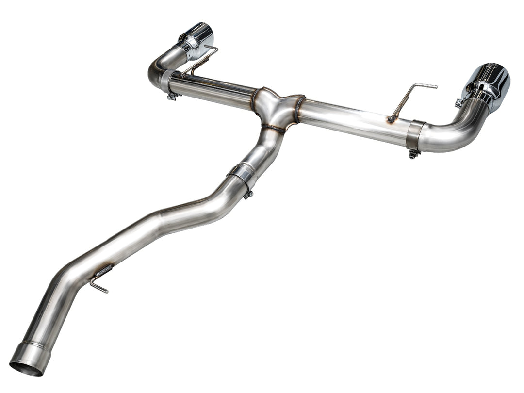 AWE Track Edition Axleback Exhaust for BMW G2X 330i/430i - Chrome Silver