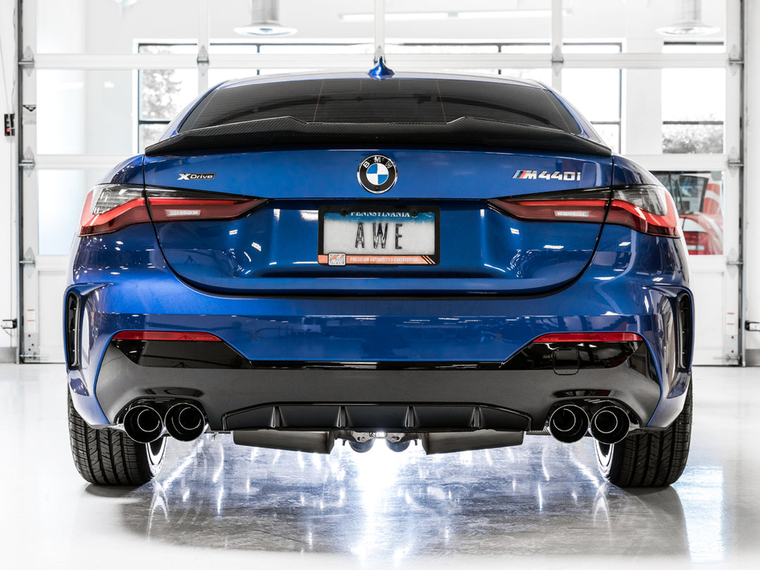 AWE Non-Resonated Touring Edition Exhaust for G2X M340i / M440i - Diamond Black Tips