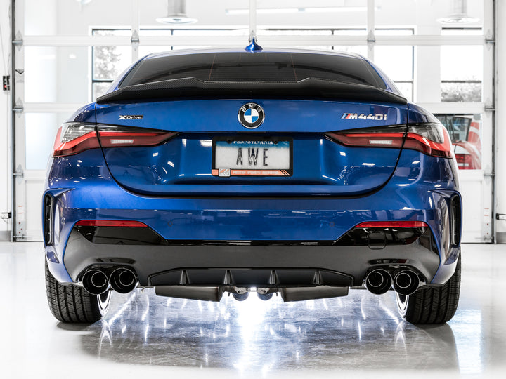AWE Non-Resonated Touring Edition Exhaust for G2X M340i / M440i - Diamond Black Tips