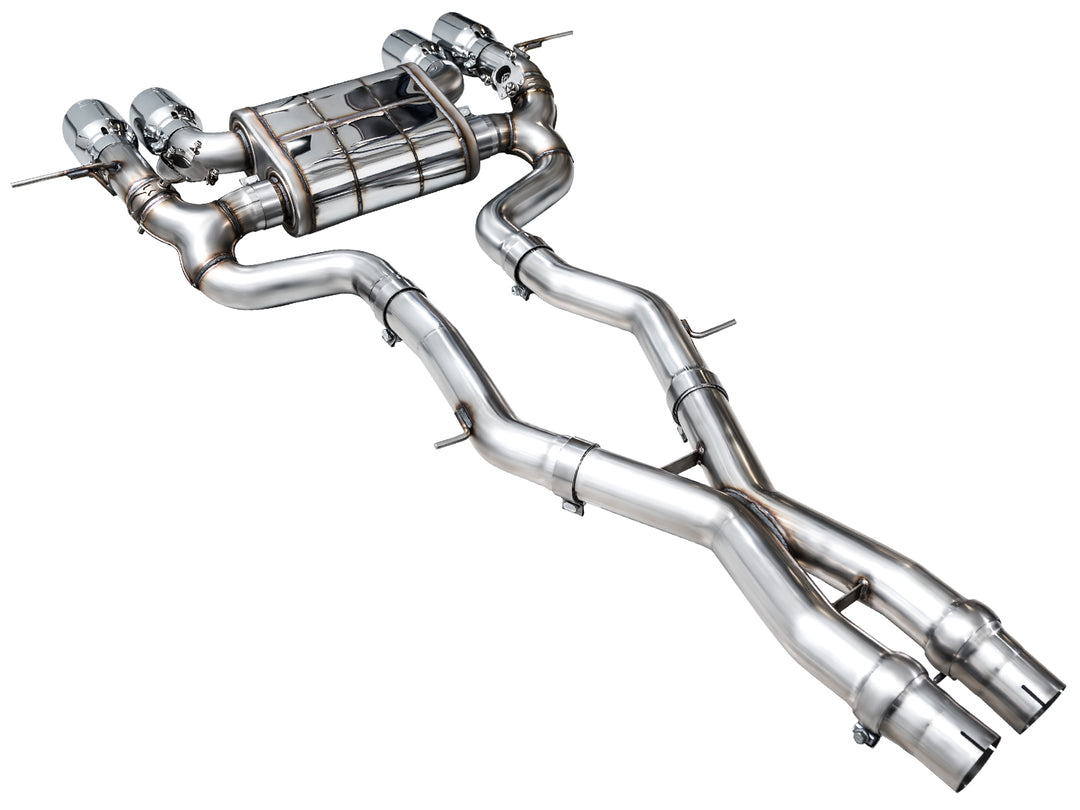 AWE SwitchPath™ Exhaust for BMW G87 M2 - Chrome Silver Tips