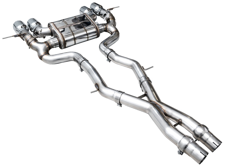 AWE SwitchPath™ Exhaust for BMW G87 M2 - Chrome Silver Tips