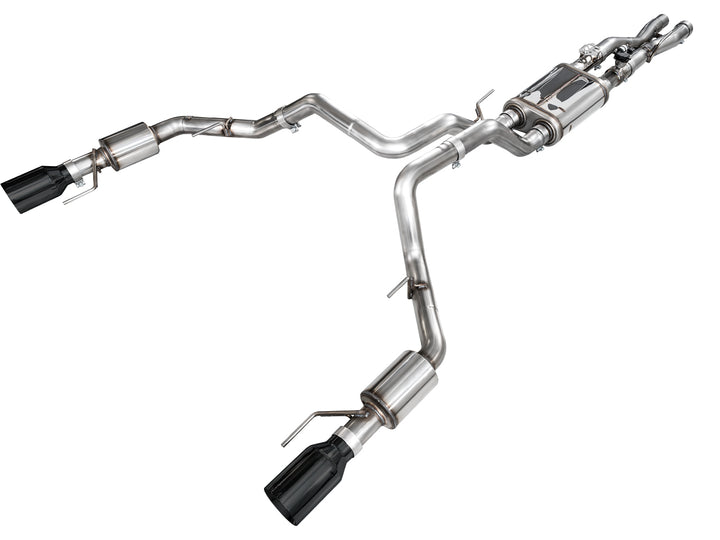 AWE SwitchPath™ Exhaust for Gen 3 Raptor R - Diamond Black Tips
