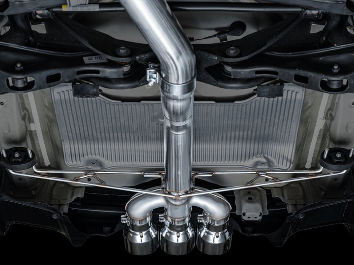 AWE Track Edition Exhaust for DE5 Integra Type-S - Triple Chrome Silver Tips