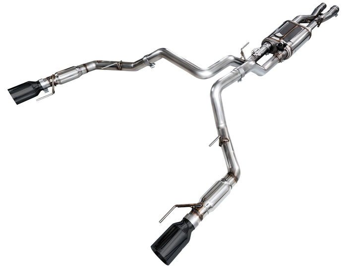 AWE SwitchPath™ Exhaust for Gen 3 Raptor - Diamond Black Tip