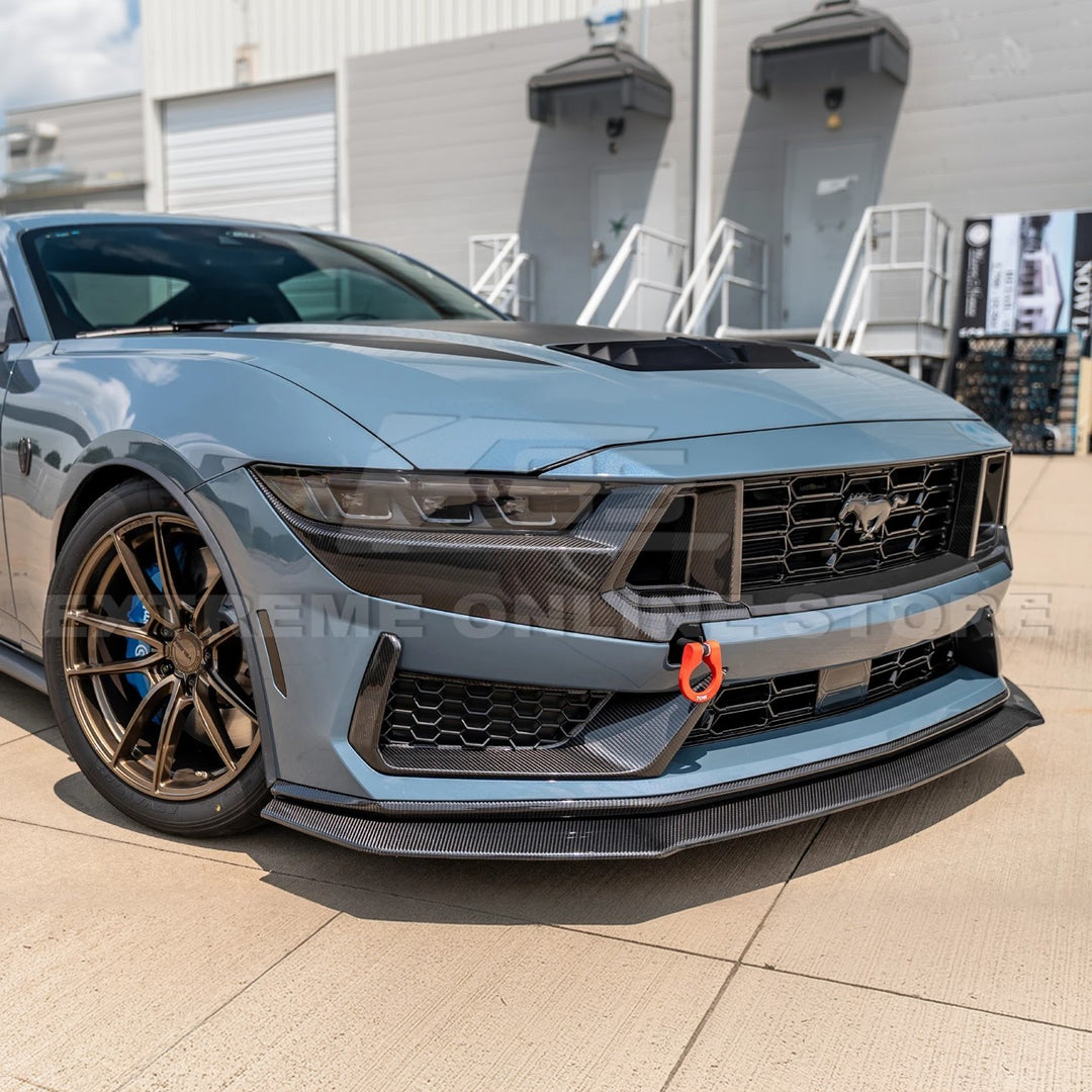 2024+ Ford Mustang Dark Horse DRY CARBON FIBER Front Grille Insert