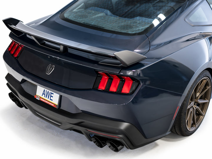 AWE SwitchPath™ Exhaust for S650 Ford Mustang Dark Horse - Quad Diamond Black Tips