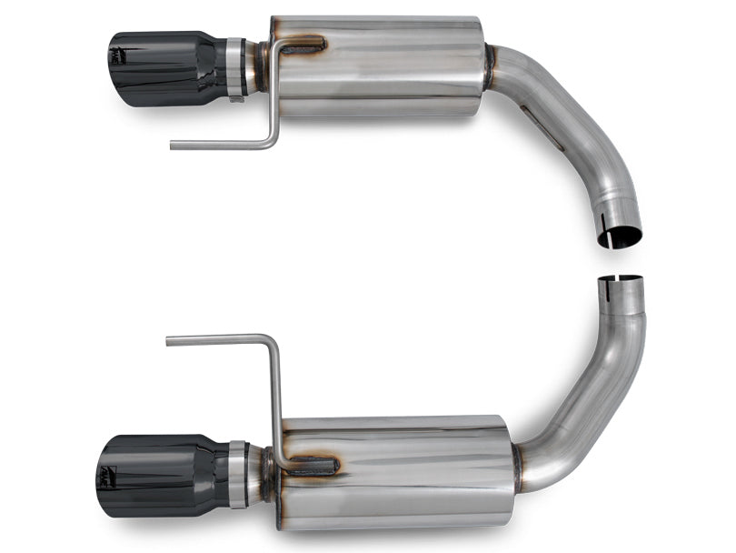AWE Touring Edition Axle-back Exhaust for S550 Mustang EcoBoost - Diamond Black Tips