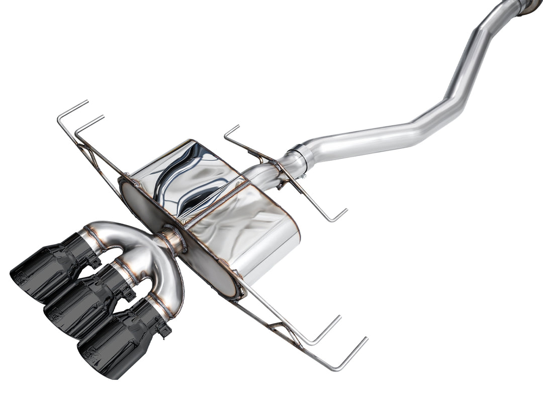 AWE Touring Edition Exhaust for DE5 Integra Type-S - Triple Diamond Black Tips