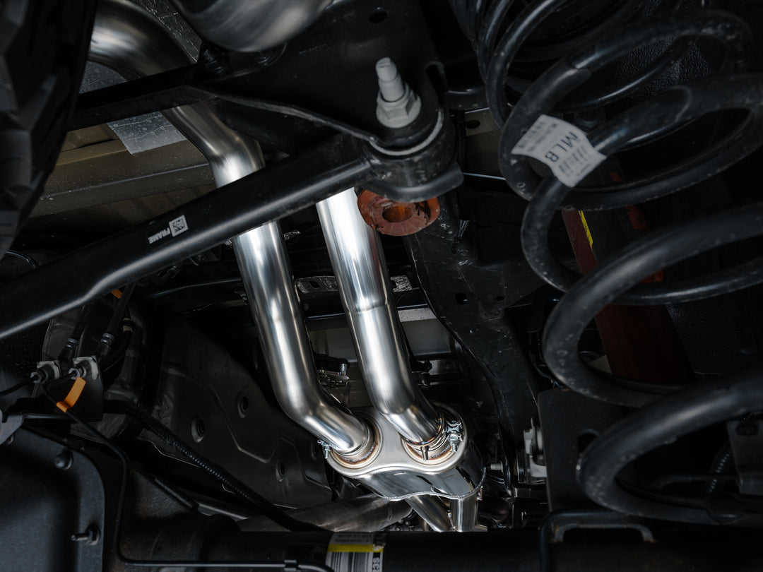 AWE SwitchPath™ Exhaust for Gen 3 Raptor - Chrome Silver Tips