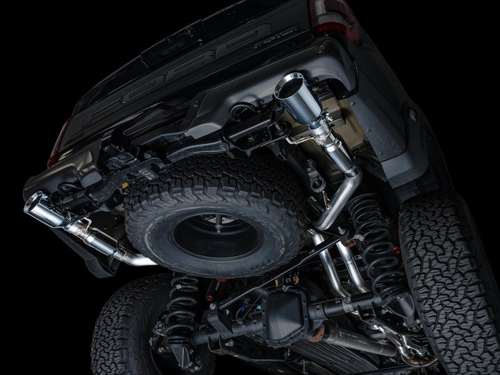 AWE SwitchPath™ Exhaust for Gen 3 Raptor - Chrome Silver Tips