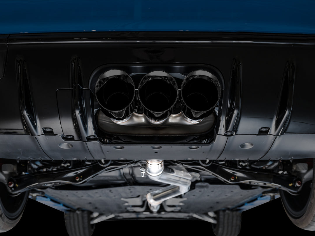 AWE Touring Edition Exhaust for FL5 Civic Type R - Triple Diamond Black Tips