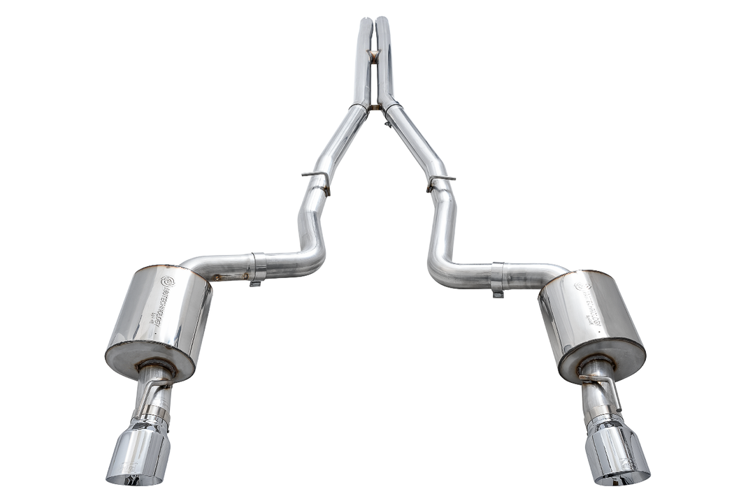 AWE Touring Edition Exhaust for 15+ Charger 6.4 / 6.2 SC - Chrome Silver Tips