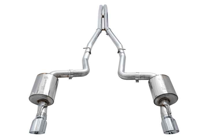 AWE Touring Edition Exhaust for 15+ Charger 6.4 / 6.2 SC - Chrome Silver Tips