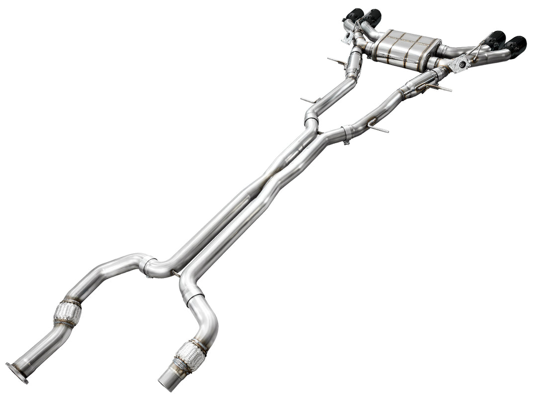 AWE SwitchPath™ Exhaust for Cadillac CT4-V Blackwing - Diamond Black Tips