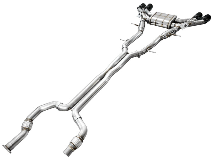 AWE SwitchPath™ Exhaust for Cadillac CT4-V Blackwing - Diamond Black Tips