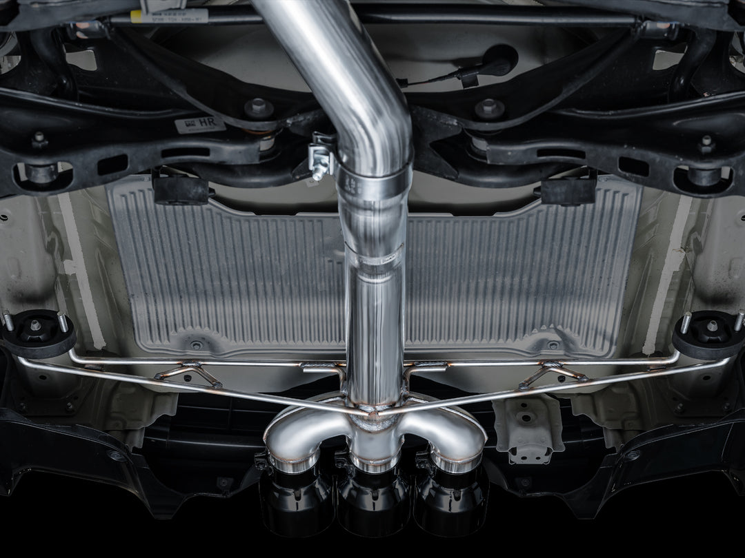 AWE Track Edition Exhaust for DE5 Integra Type-S - Triple Diamond Black Tips