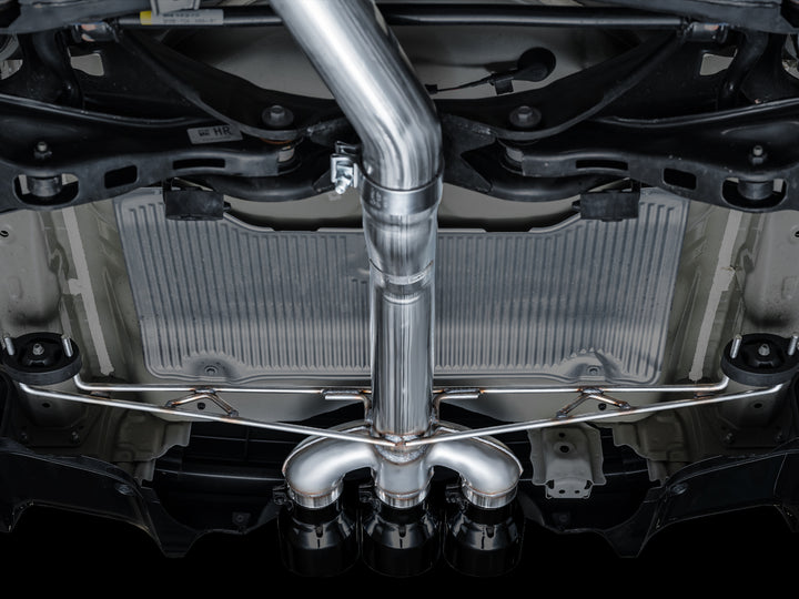 AWE Track Edition Exhaust for DE5 Integra Type-S - Triple Diamond Black Tips