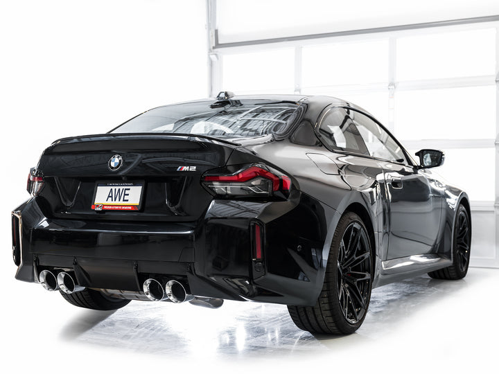 AWE SwitchPath™ Exhaust for BMW G87 M2 - Chrome Silver Tips