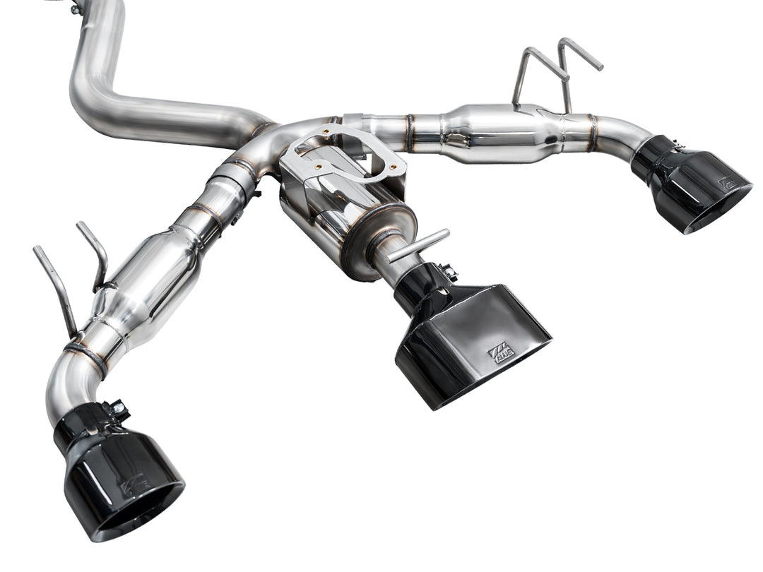 AWE Touring Edition Exhaust for GR Corolla - Diamond Black Tips