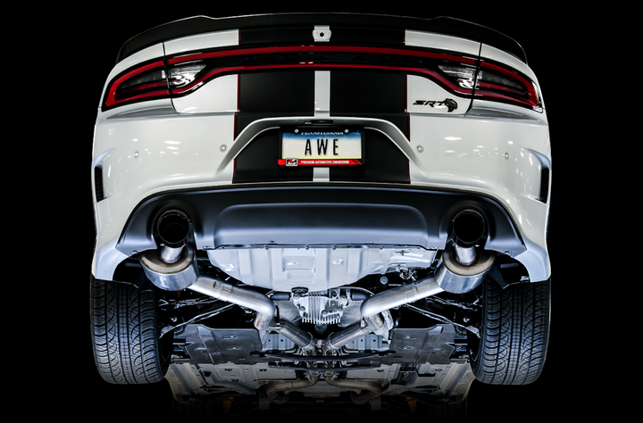 AWE Touring Edition Exhaust for 17+ Charger 5.7 - Diamond Black Tips