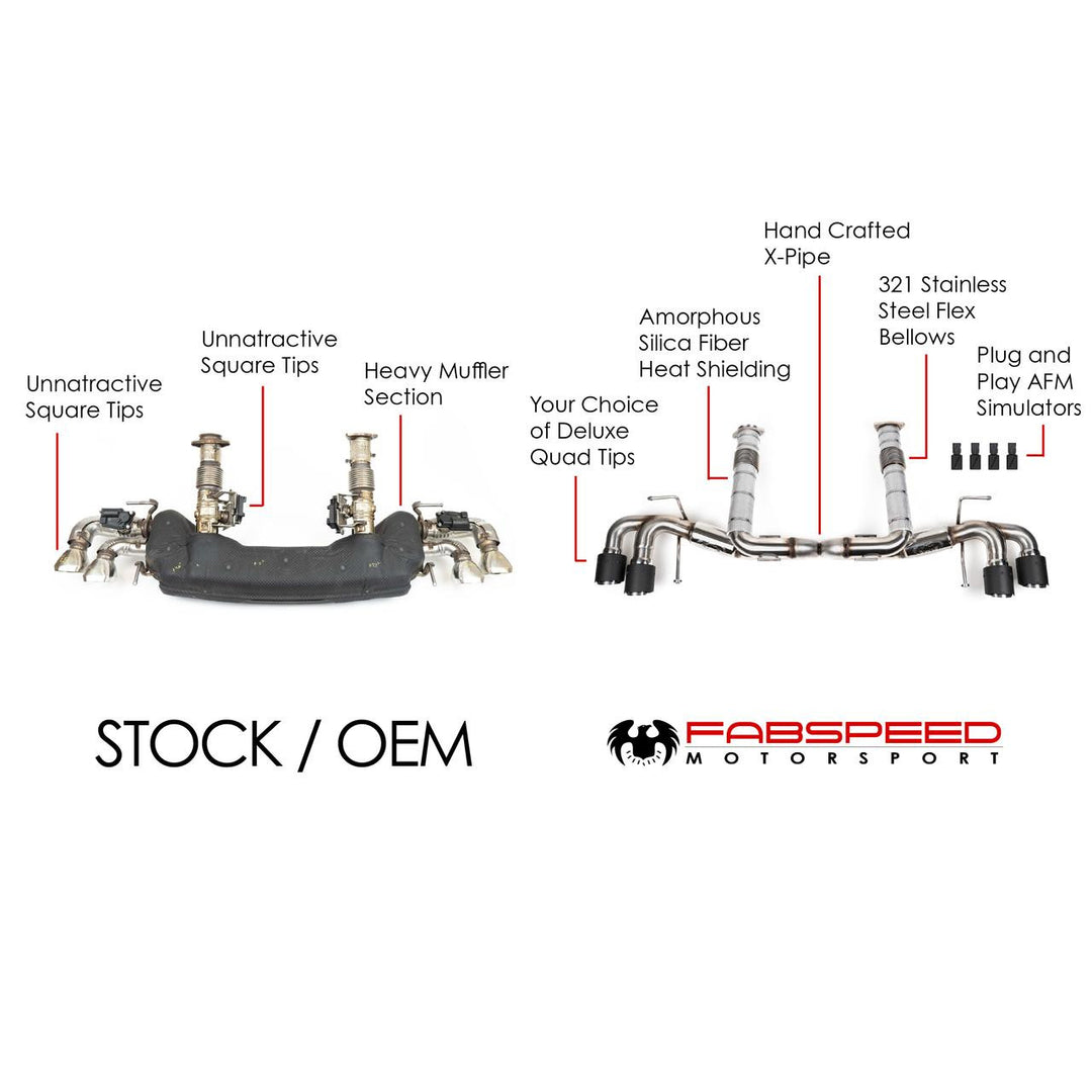 Corvette C8 Stingray Supersport X-Pipe Exhaust System
