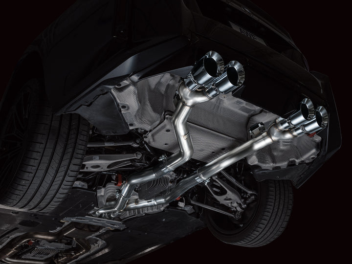 AWE Track Edition Exhaust for BMW G87 M2 - Chrome Silver Tips