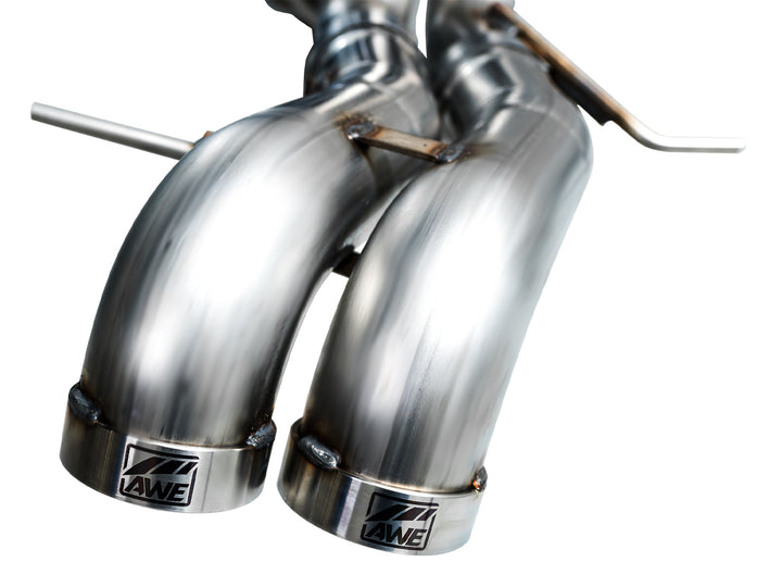 AWE SwitchPath Exhaust for Ford Bronco Raptor - Dual BashGuards