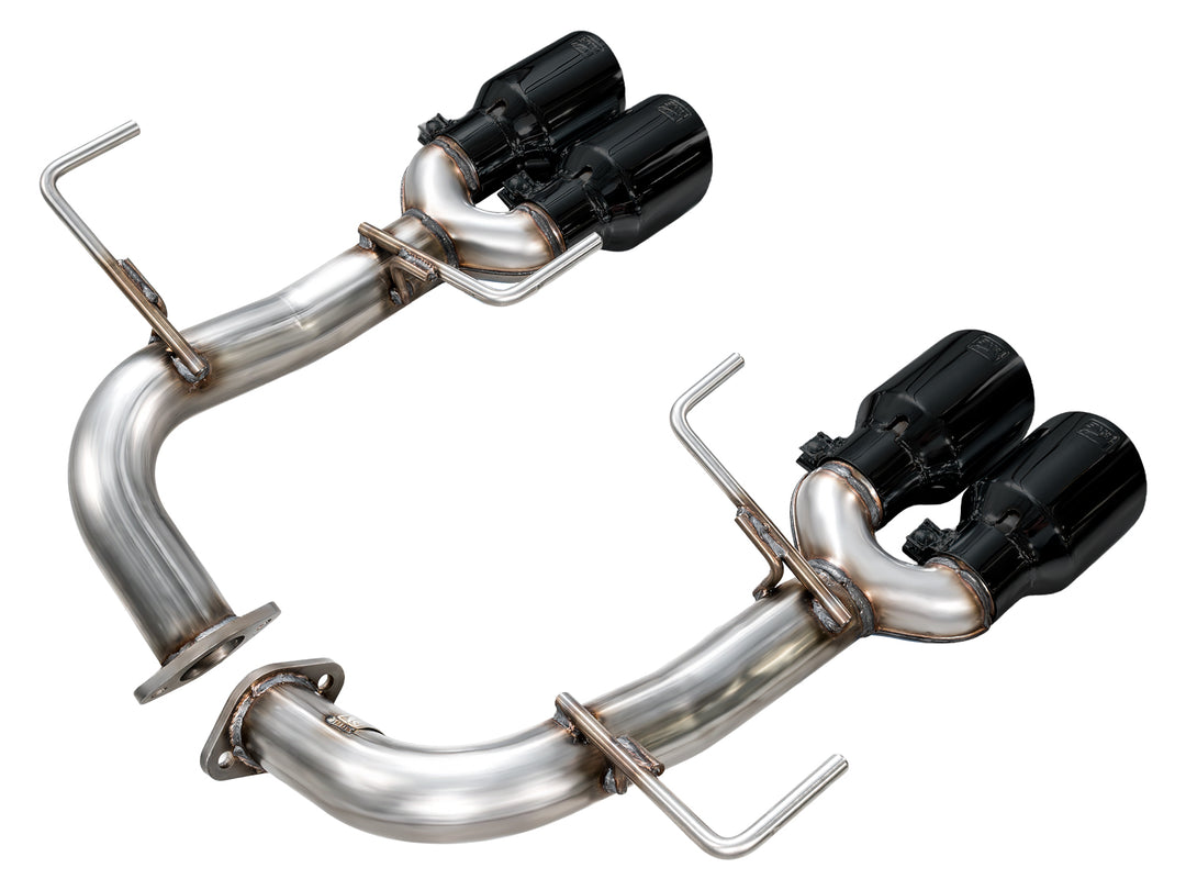 AWE Track Edition Axleback Exhaust for VB Subaru WRX - Diamond Black Tips