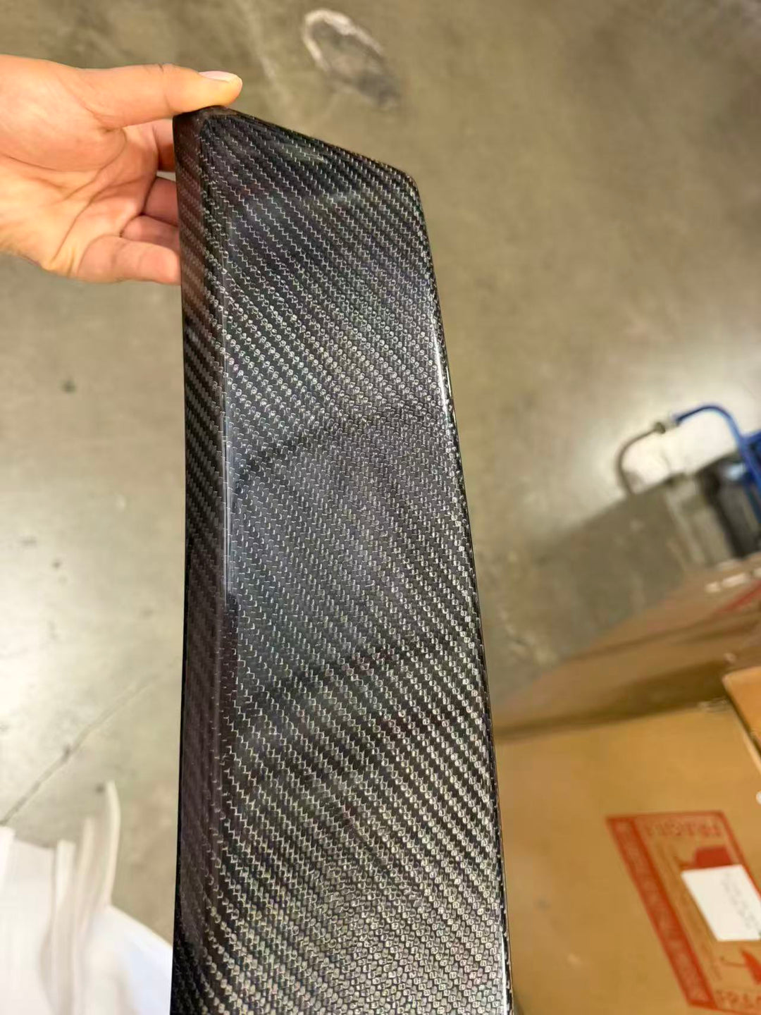 2009-15 Cadillac CTS-V Sedan Full Carbon Fiber Wickerbill Rear Trunk Spoiler outlet 650-BKCF-C-47 650-BKCF