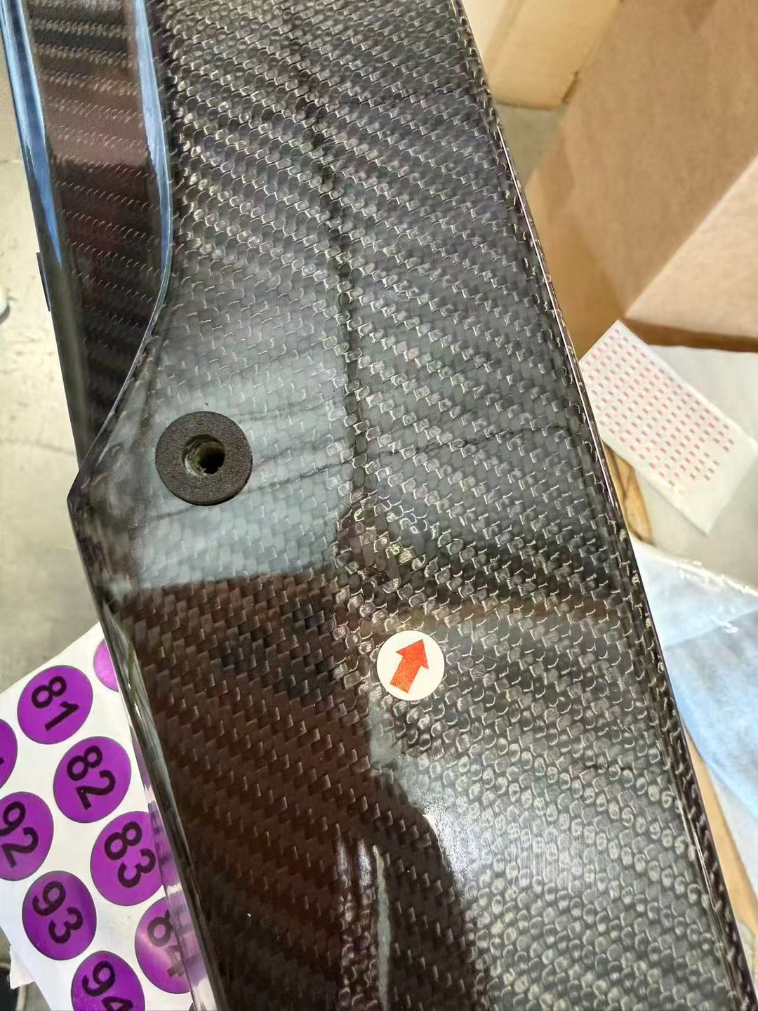 2009-15 Cadillac CTS-V Sedan Full Carbon Fiber Wickerbill Rear Trunk Spoiler outlet 650-BKCF-C-47 650-BKCF