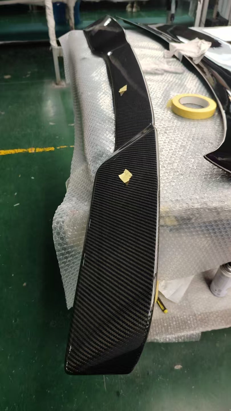 Corvette C6 ZR1 Extended Rear Trunk Spoiler outlet Type 1 SPOILER-218-BKCF
