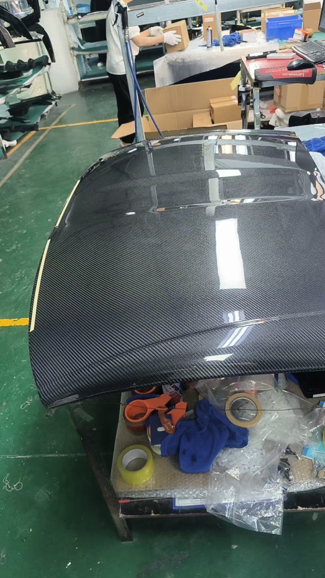 2005-13 Corvette C6 CARBON FIBER Top Targa Roof Panel outlet Type 2 ROOF-1214-BKCF
